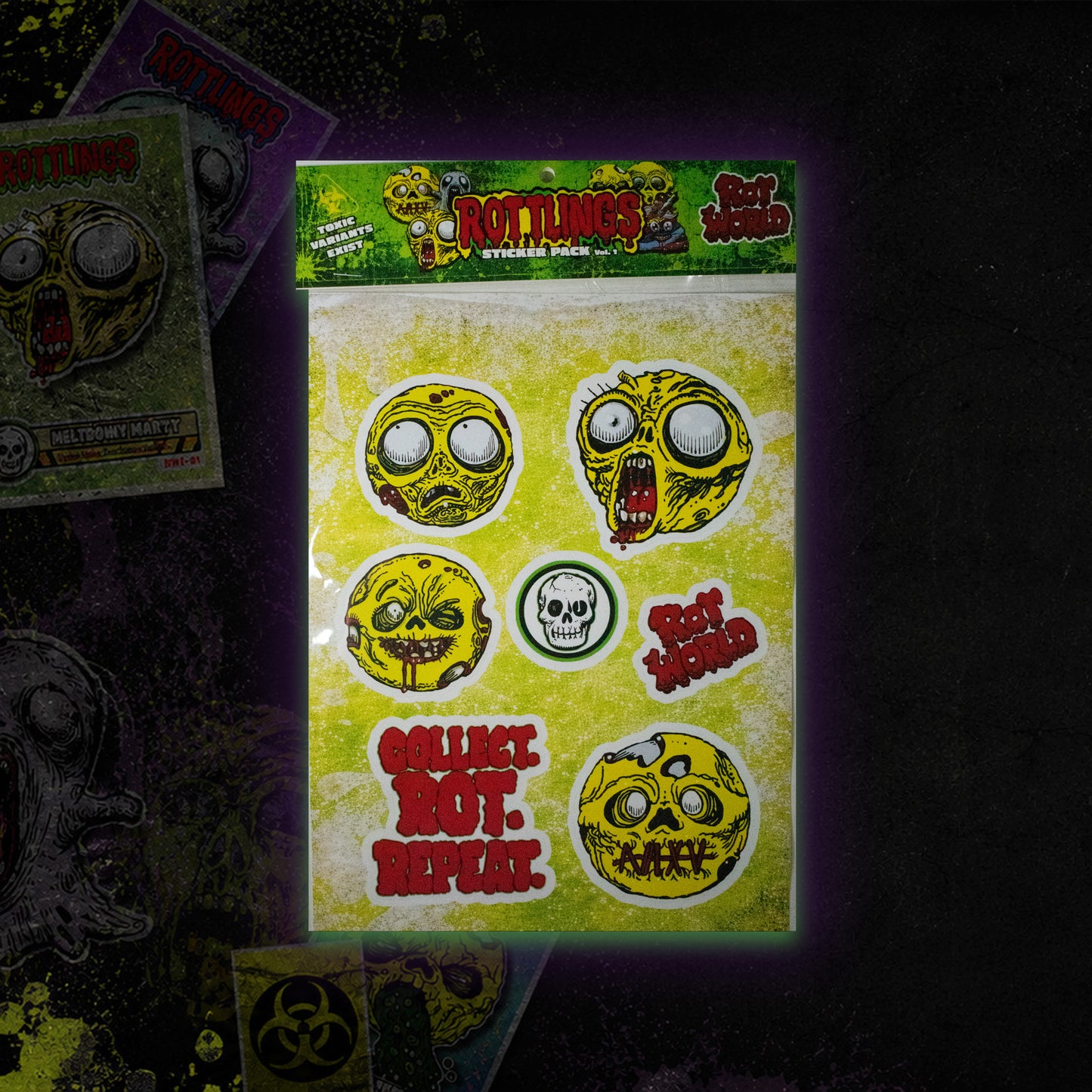 Common Sticker Sheet #1 The Outbreak Begins