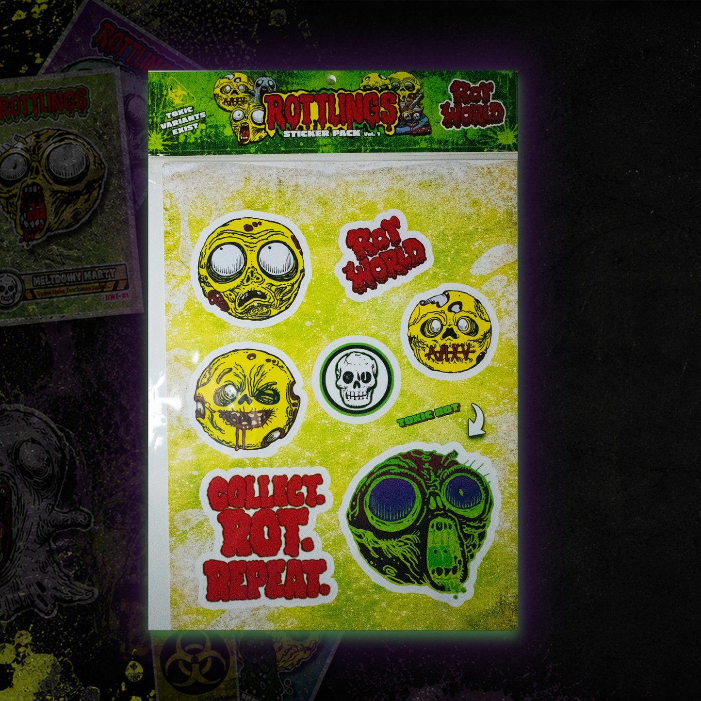 Common Sticker Sheet #2  Toxic Meltdown Marty Variant