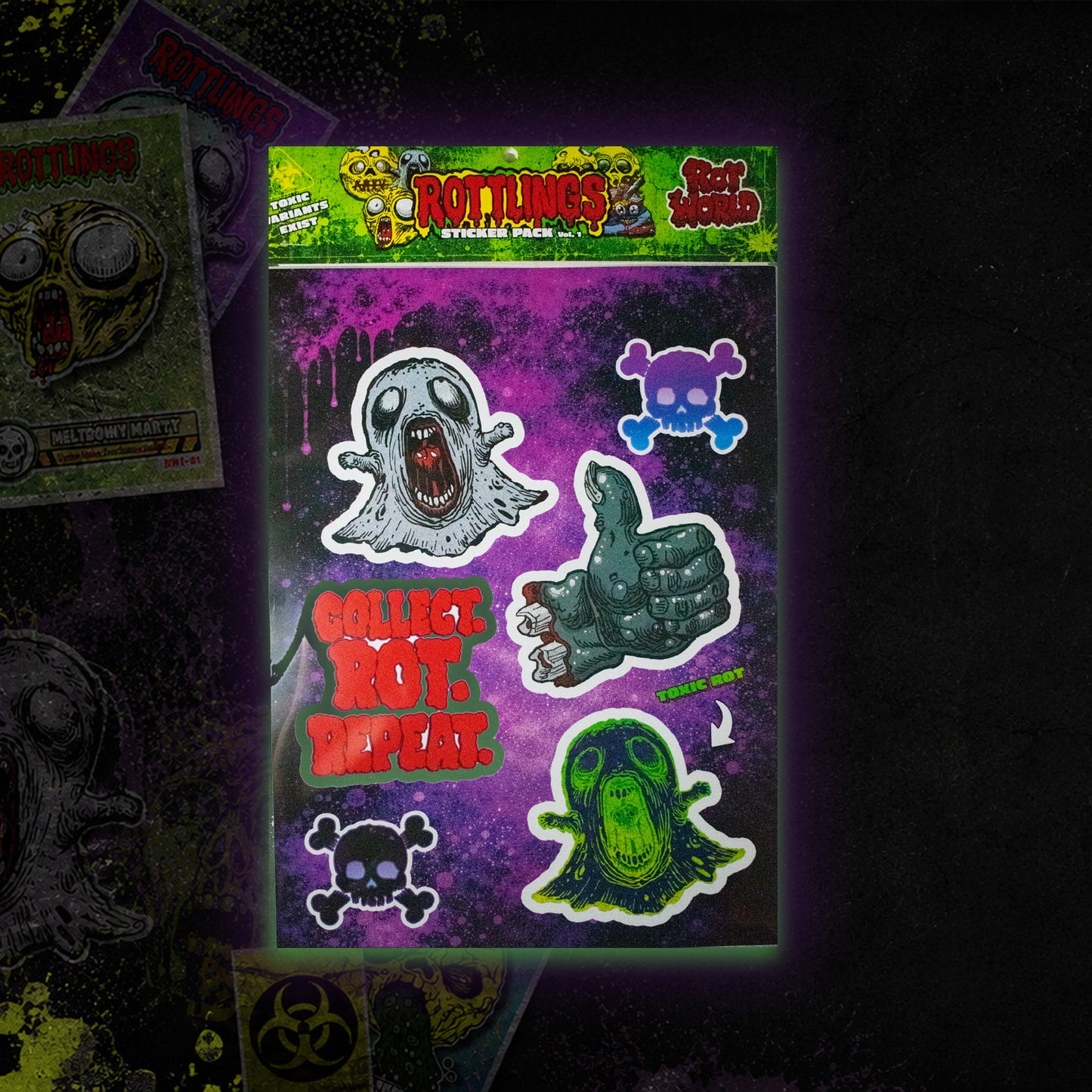 Elite Sticker Sheet #1 Left On Dead Toxic Variant