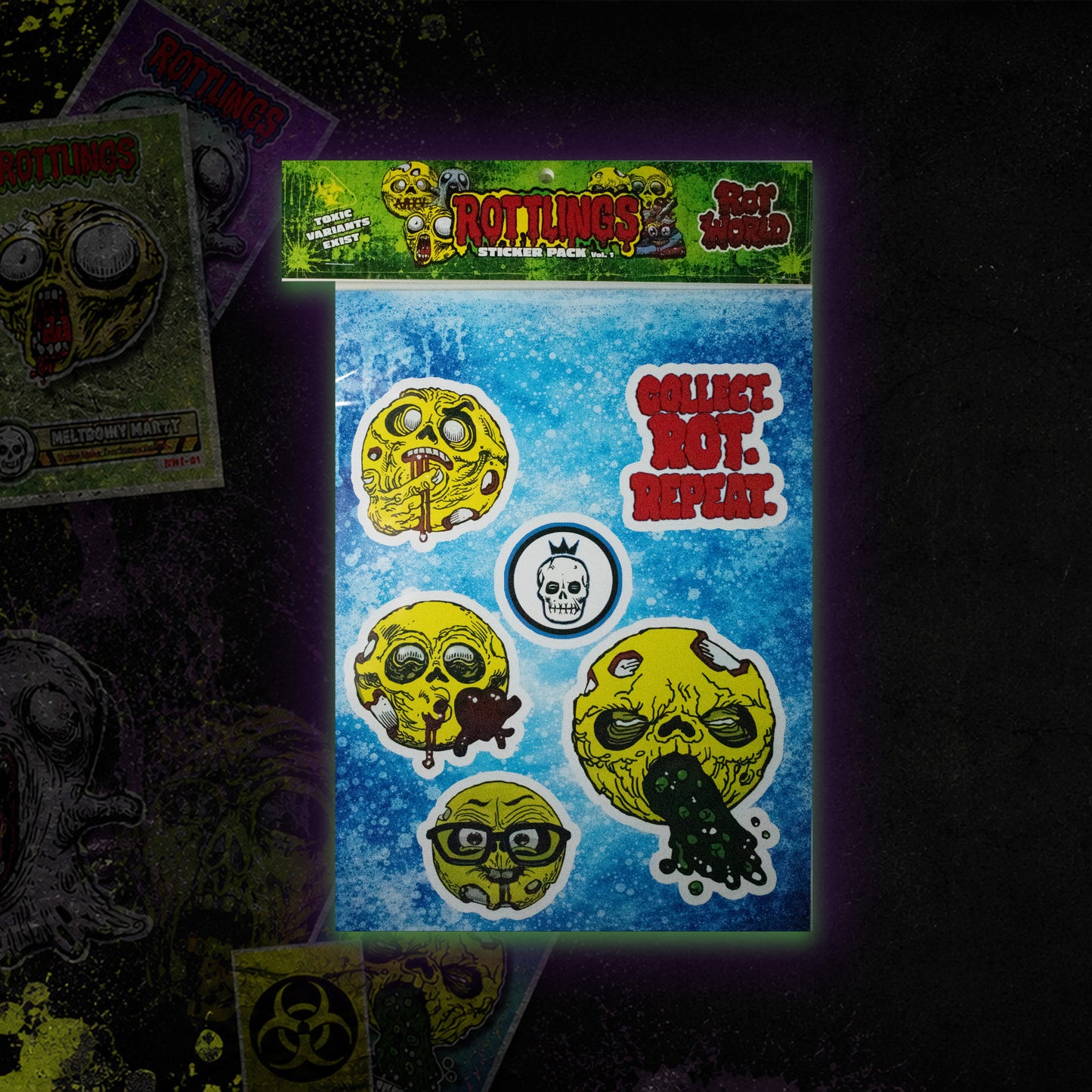 Rare Sticker Sheet #1 Rare Infection Series