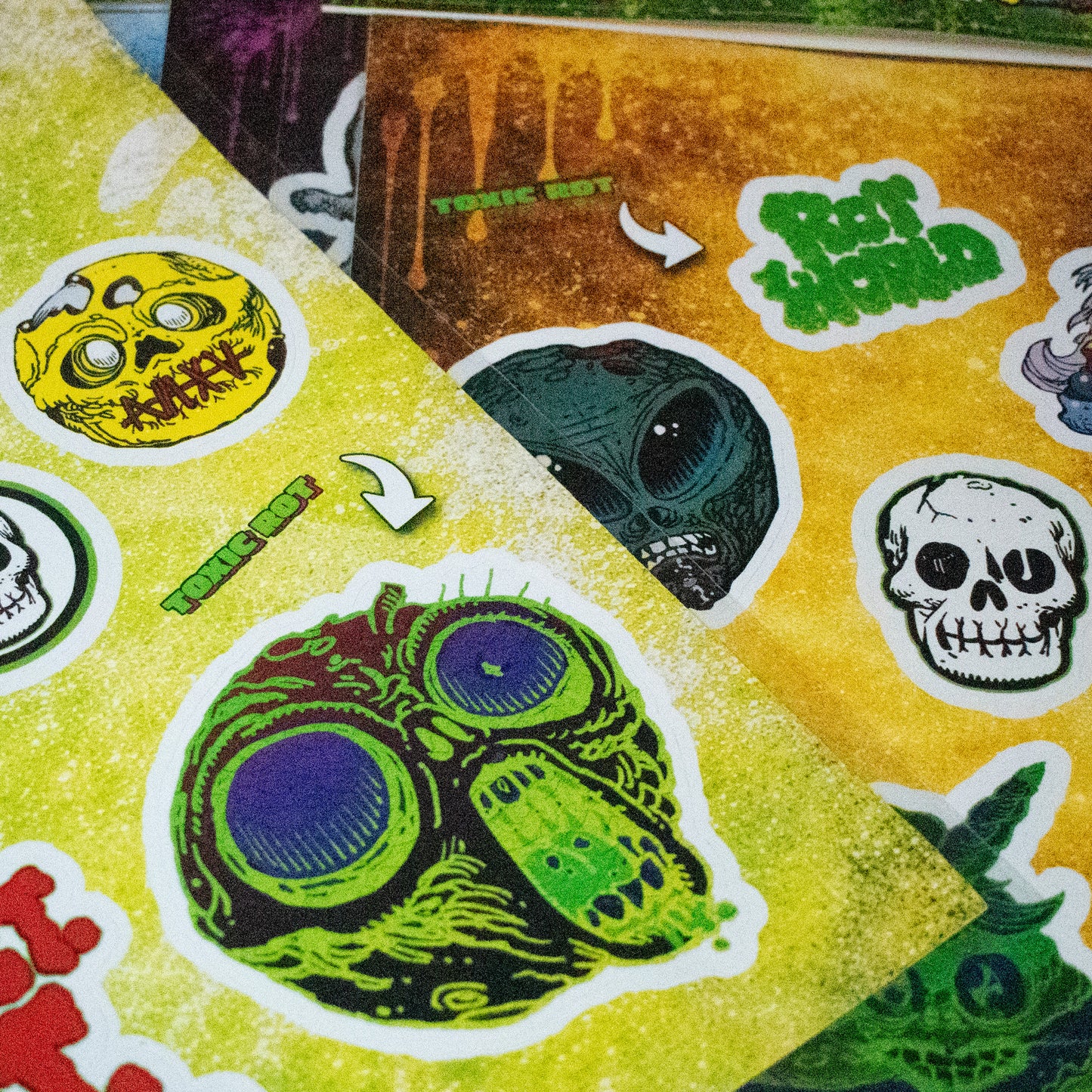 Common Sticker Sheet #2  Toxic Meltdown Marty Variant