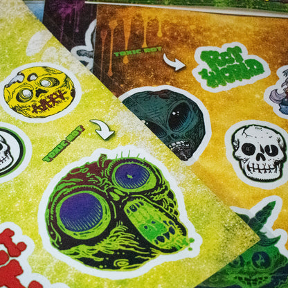 Common Sticker Sheet #2  Toxic Meltdown Marty Variant
